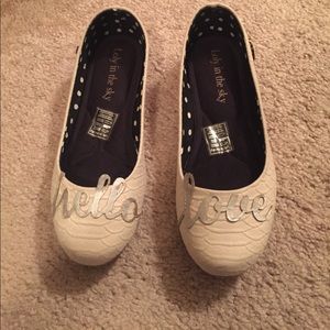 Modcloth hello love flats size 6