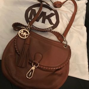 Leather Michael kors cross body bag