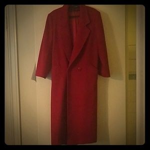 Red Wool Coat