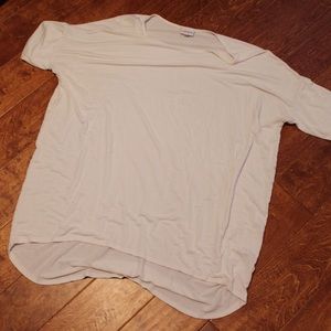 LULAROE XL OFF WHITE IRMA