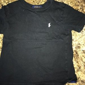Toddler Black Polo Ralph Lauren Tshirt