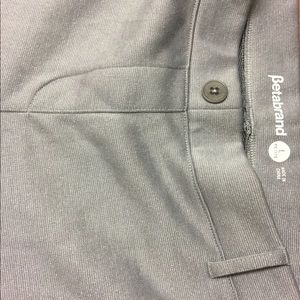 Betabrand silver boot cut pants.