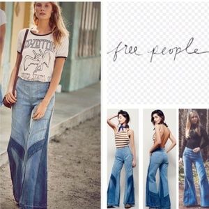Free People Tidal Wave Extreme Flared Jeans