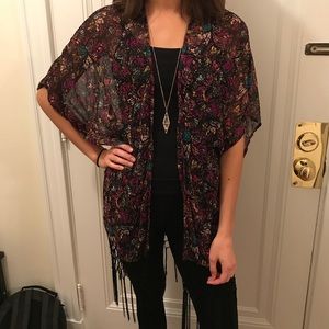 Gorgeous kaleidoscope pattern kimono
