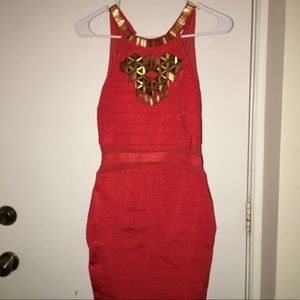 Brand new Bandage dress with detail NWT