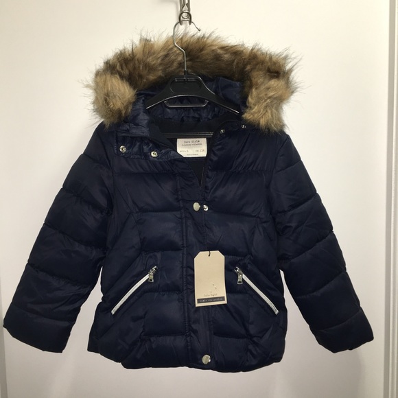 zara girls puffer