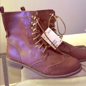 Never worn lace up boots