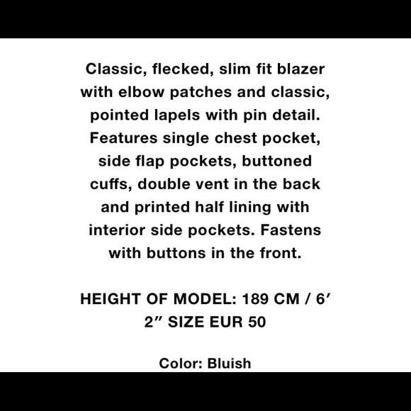 Blazer men size 38 new - Picture 3 of 5