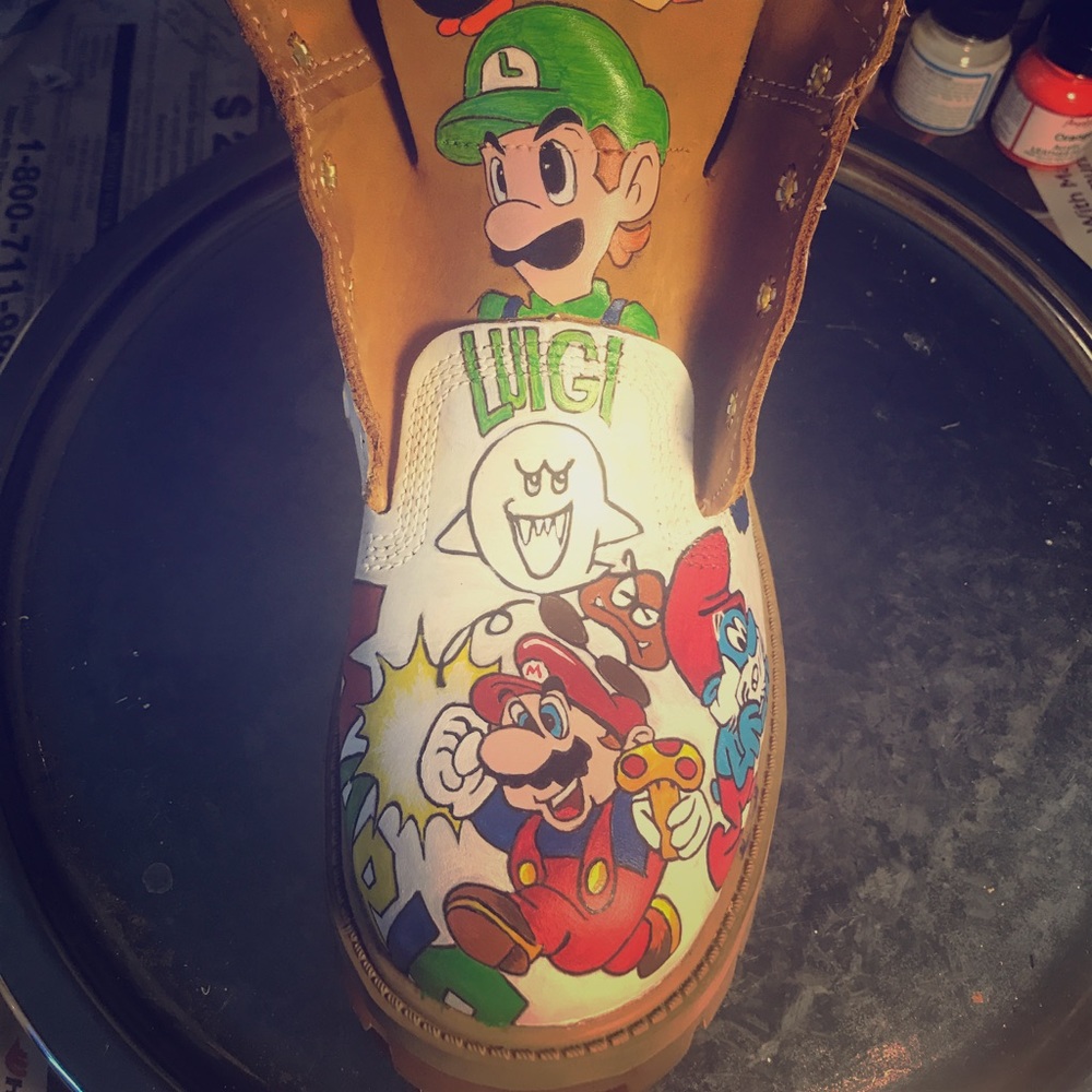 Custom timberlands and shoes
