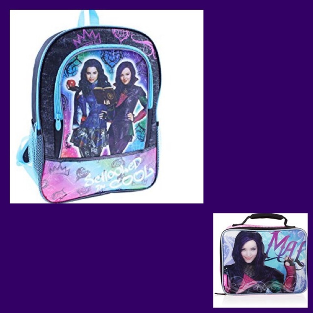 NEW Descendants backpack & Lunch Bag set