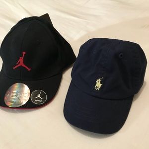 💙 Navy Polo Toddler Hat 12M-18M & Jordan Hat