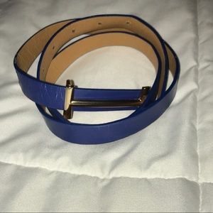 *SOLD* Blue skinny fashion belt