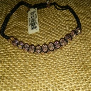 💥Flash Deal💥Cute Gem and Black threaded bracelet