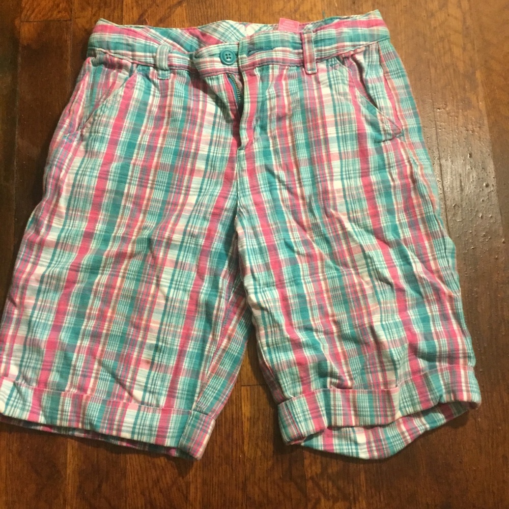 Plaid shorts