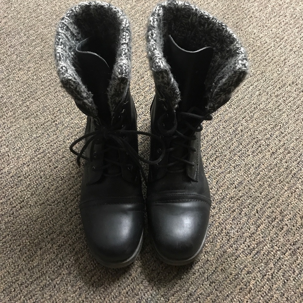 Black Combat Boots