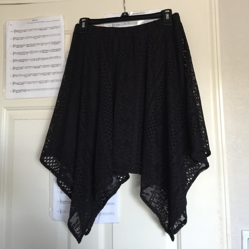Black Lace Skirt