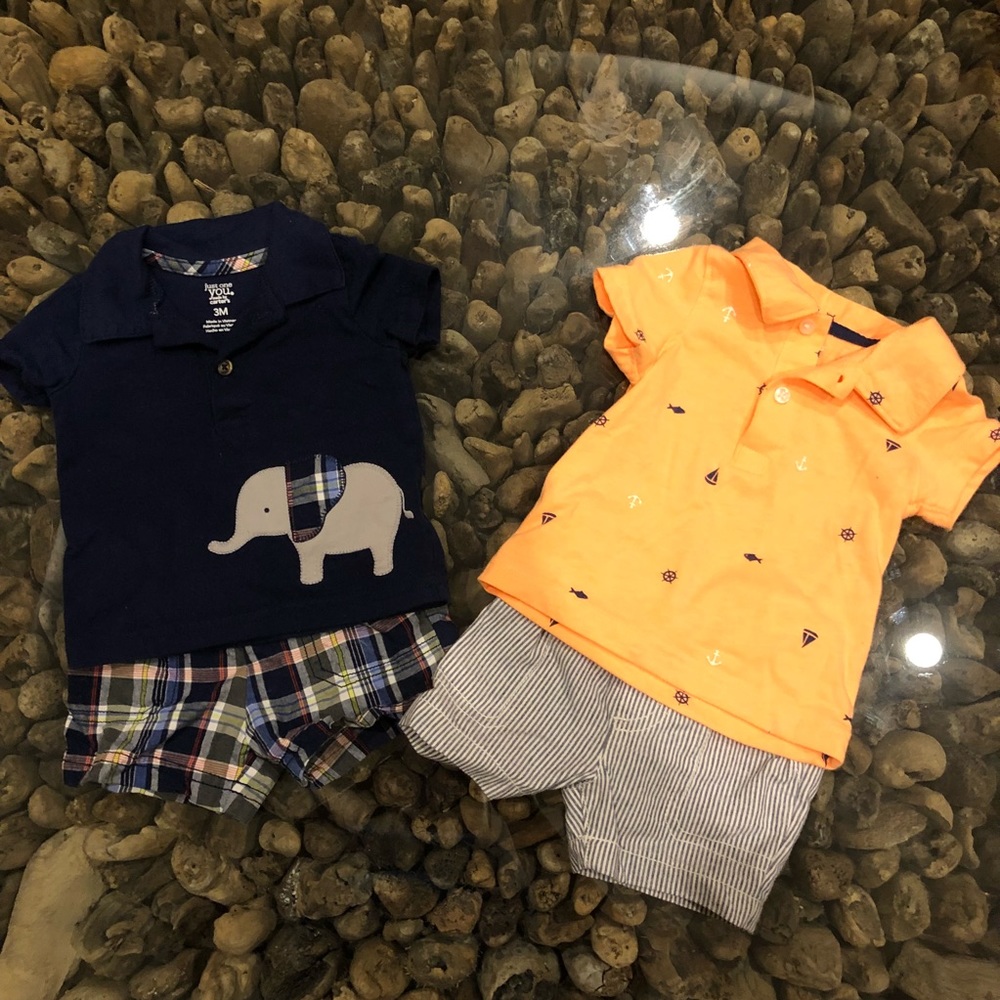 Carter’s Baby Boy Shirt & Short Bundle 3 months