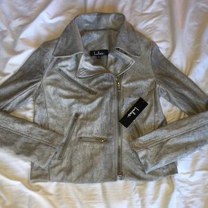 NWT Lulu’s vegan suede jacket