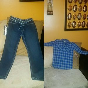 2 Pieces Overdrive Shirt & Street Rules Jeans