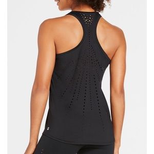 Fabletics tank with perforated back
