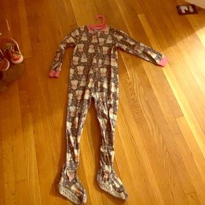 Winter time footy pajamas