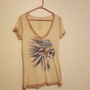 Skull with Indian Headdress