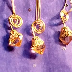 #0154 Citrine Gemstone Jewelry Set
