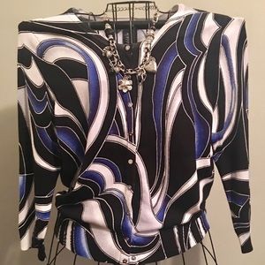 White House Black Market Cardigan metallic, XL