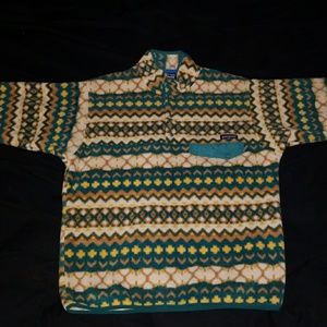 Men's fleece pullover sweater