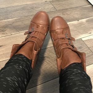 Faux Leather Ankle Boot