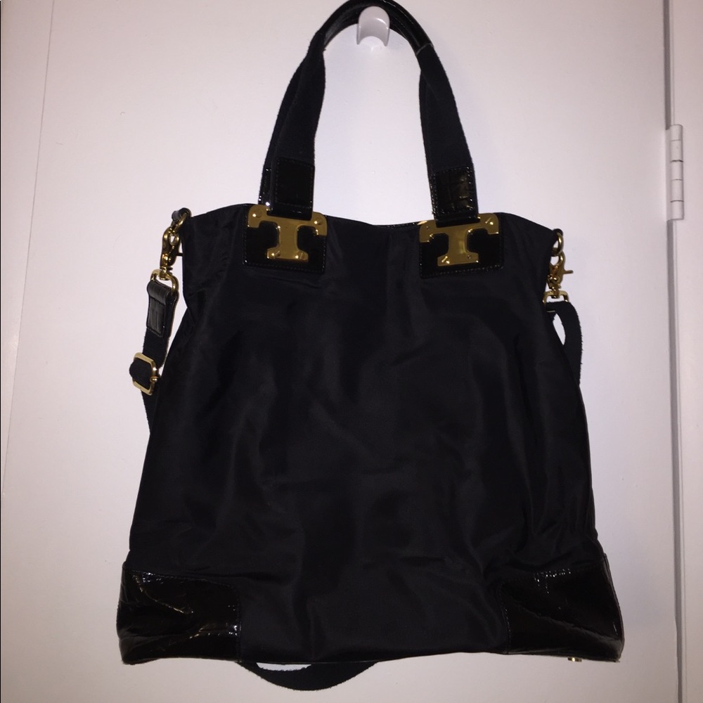 Tory Burch black bag with gold hardware