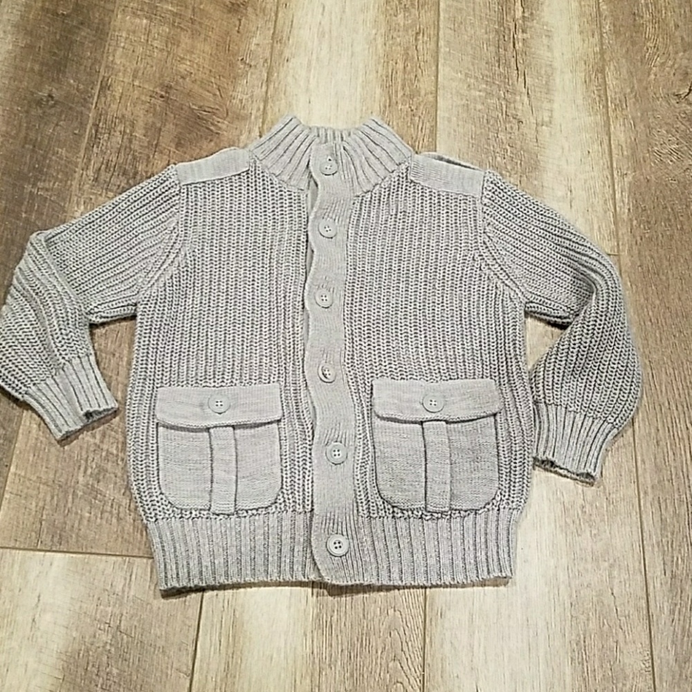 Boys Old Navy Sweater - Gray  - 5T