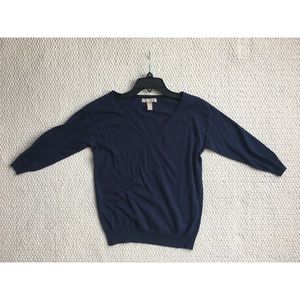 Banana Republic navy blue sweater size S petite