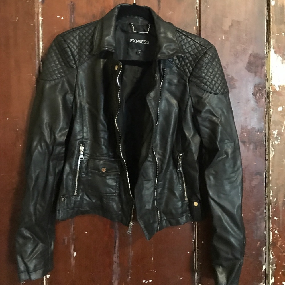 Guess leather Moto jacket