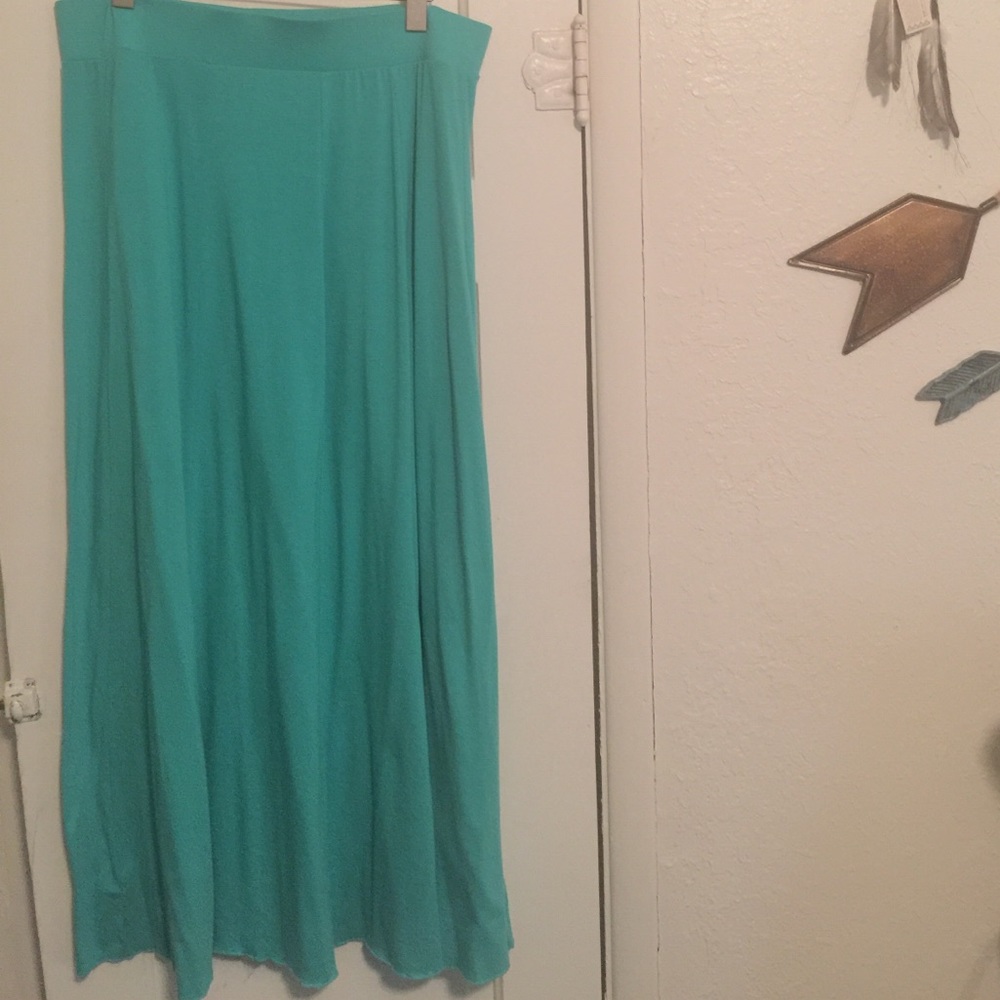 SeaFoam Green Maxi Skirt