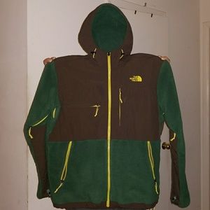 Hooded zip-up Northface fleece jacket