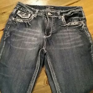 Diamante Stretch Jeans 14