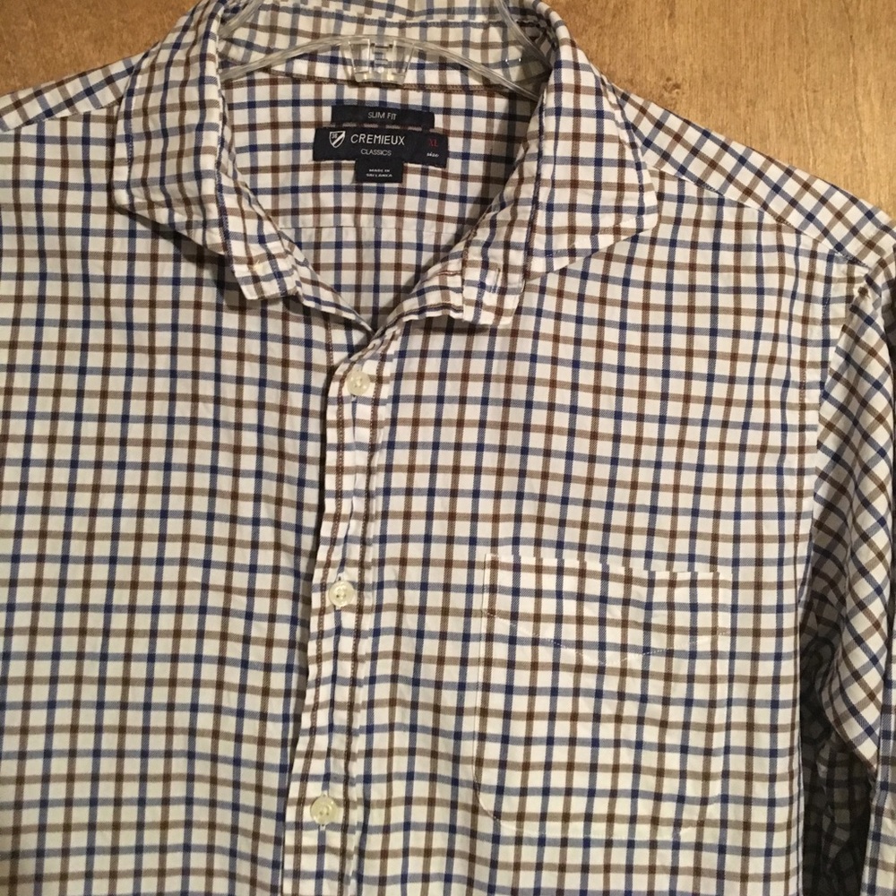 Cremieux Slim Fit Classic Button Down