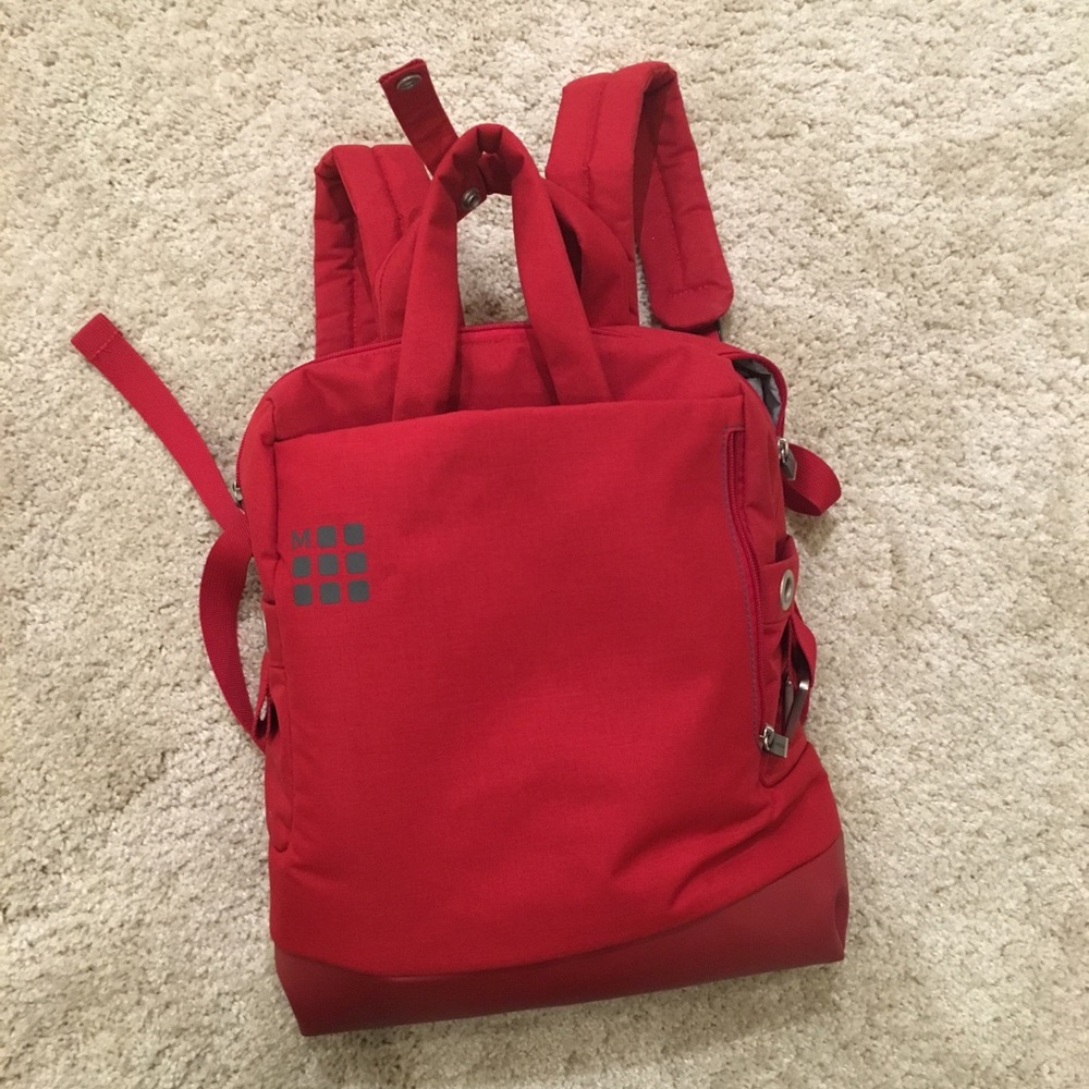 Moleskine mycloud small backpack, scarlet red