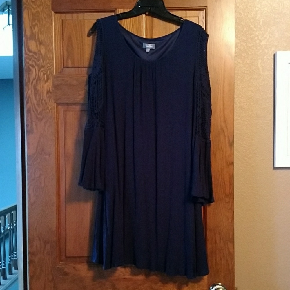 Neiman Marcus cold shoulder dress