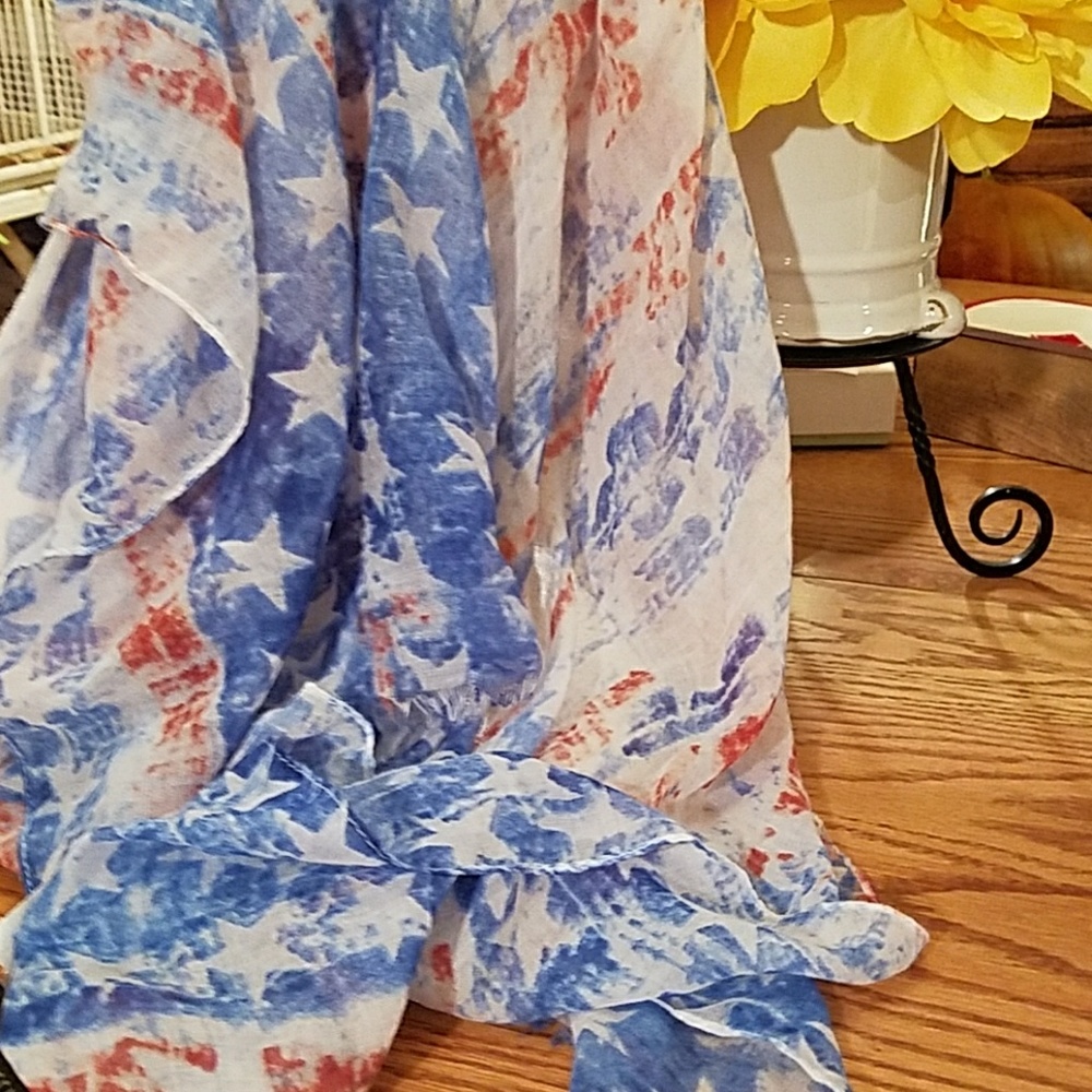 Americana Scarf, stars and stripes!!!🇱🇷🇱🇷🇱🇷