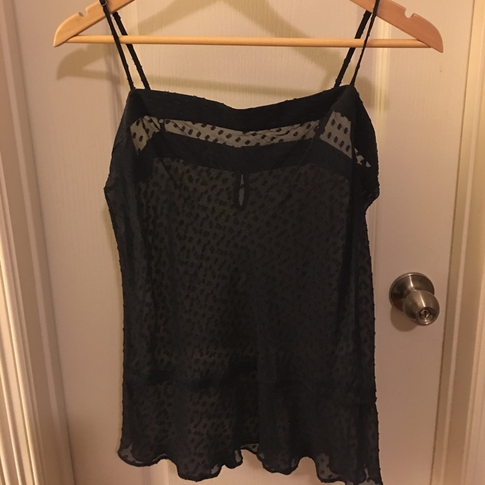 Navy Silk Cami