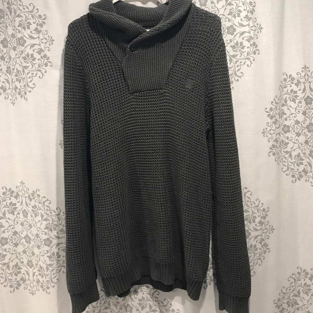 G-Star Raw Men's Large Cowl Neck Sweater
