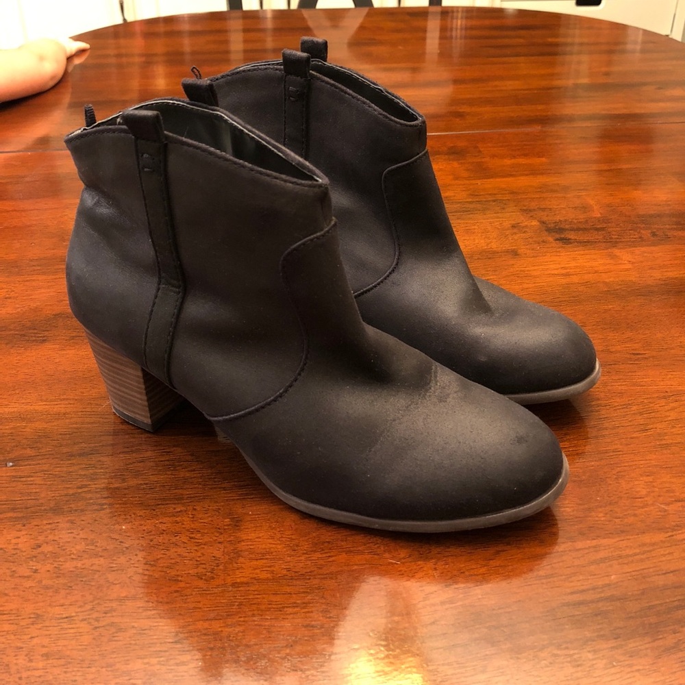 Black booties