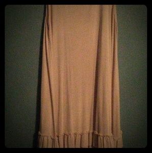 Medium Beige Easel sleeveless dress/tunic.