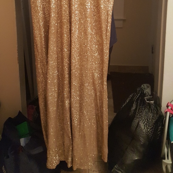 Gold Serelli bridesmaid dress - Picture 5 of 5