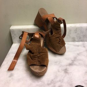 FREE PEOPLE WOODEN CLOGS