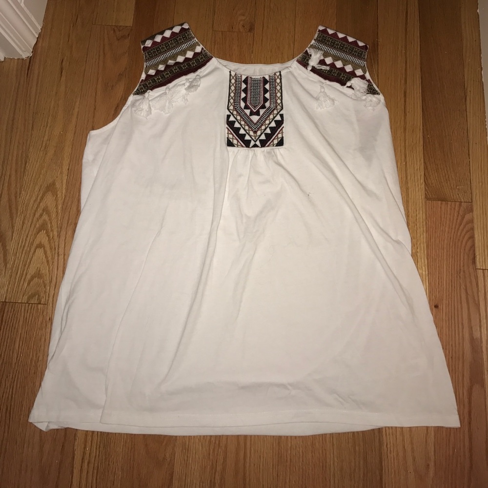 Romans 2X White Tank Top
