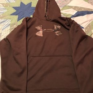 Under armour camo hoodie