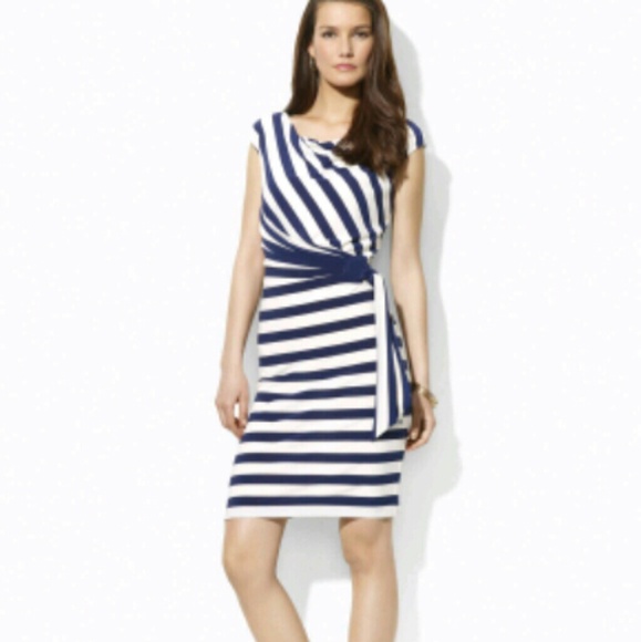 Ralph Lauren Dresses & Skirts - Ralph Lauren striped jersey dress NWT